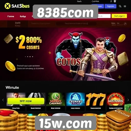 Promoções e bônus atraentes no site 8385com