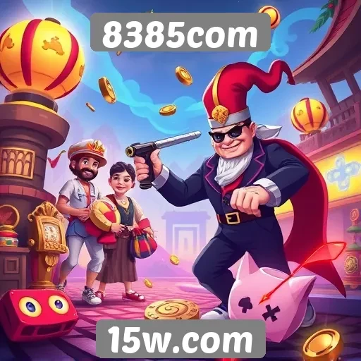 Variedade de jogos disponíveis no 8385com